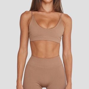 Cropshop boutique CSB nude Isabella Mathers seamless collection size Medium NWT